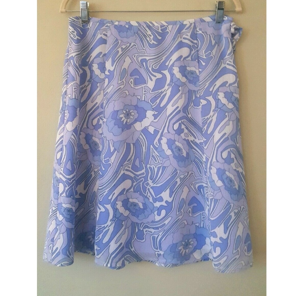 Kenneth Cole Casual Summer Skirt 2 Paisley Print